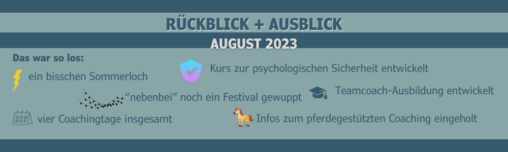 Recap: August 2023